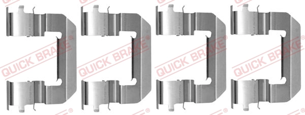 QUICK BRAKE Kit de acessórios, pastilhas de travão 109-0014
