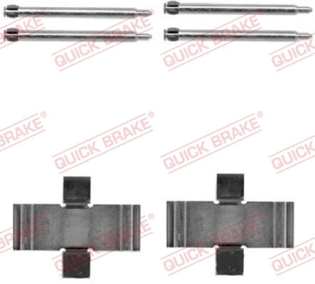 QUICK BRAKE Kit de accesorios, pastillas de frenos 109-1039
