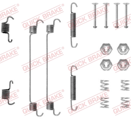QUICK BRAKE Aksesuar seti, Fren pabucu 105-0657