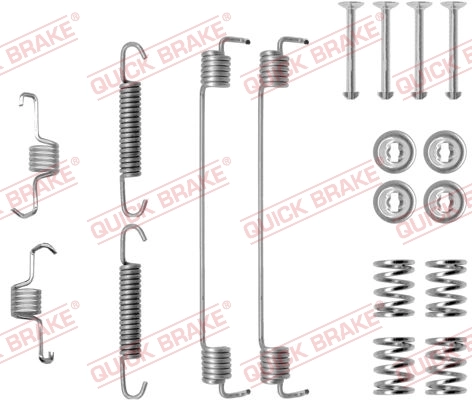 QUICK BRAKE مجموعة الملحقات، نعل الكبح 105-0819