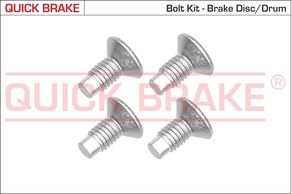 QUICK BRAKE Kit de vis, disque de frein 11663K