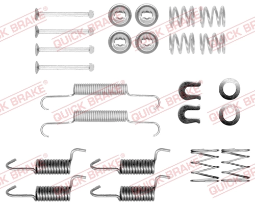 QUICK BRAKE Juego de accesorios, zapatas de freno de estacionamiento 105-0010