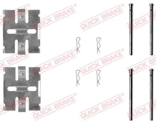 QUICK BRAKE Aksesuar seti, diskli fren balatası 109-0932