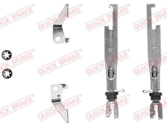 QUICK BRAKE Комплект регулятора, барабанный тормозной механизм 102 53 003