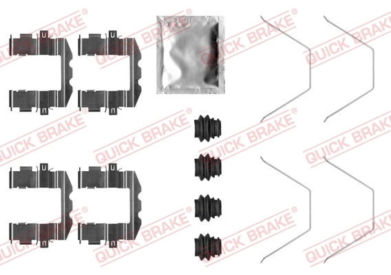 QUICK BRAKE Zubehörsatz, Scheibenbremsbelag 109-0057