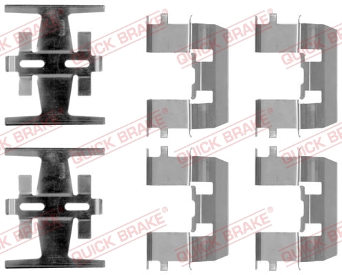QUICK BRAKE Kit de accesorios, pastillas de frenos 109-1208