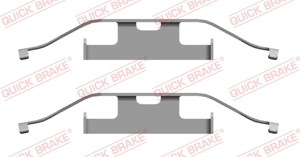 QUICK BRAKE Aksesuar seti, diskli fren balatası 109-1682