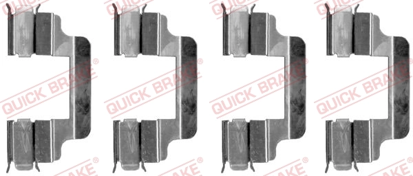 QUICK BRAKE Kit accessori, Pastiglia freno 109-1230