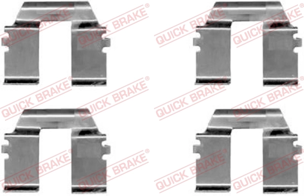 QUICK BRAKE Kit accessori, Pastiglia freno 109-1232