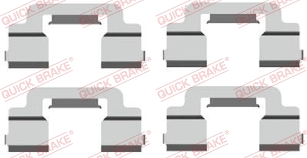 QUICK BRAKE Kit accessori, Pastiglia freno 109-1703