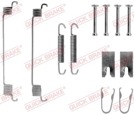 QUICK BRAKE Kit accessori, Ganasce freno 105-0794