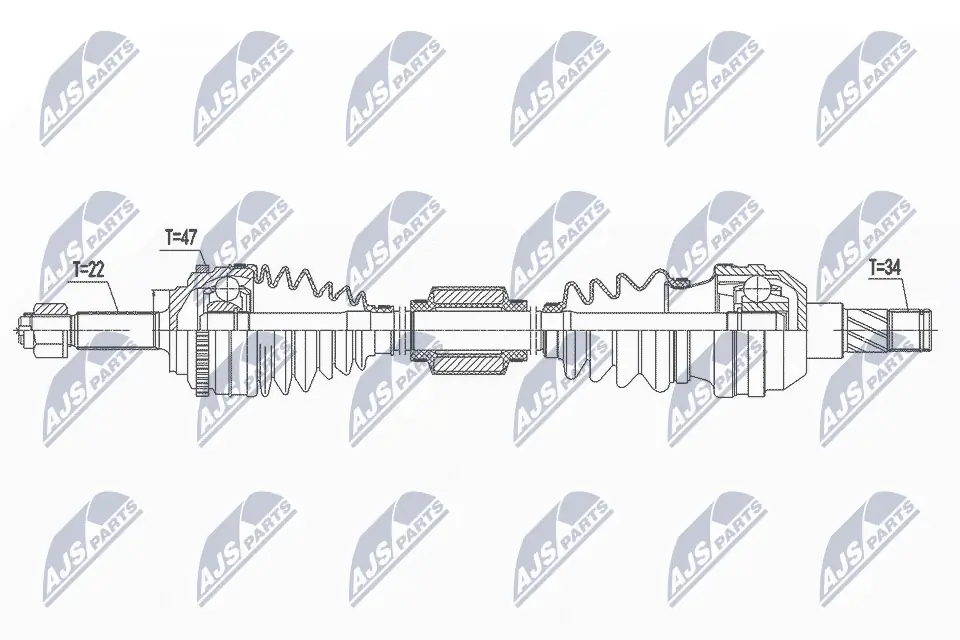 NTY 驱动轴 NPW-DW-041