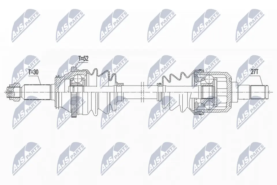 NTY 驱动轴 NPW-HY-601