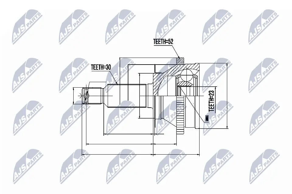 NTY 半轴接头组件 NPZ-HY-513