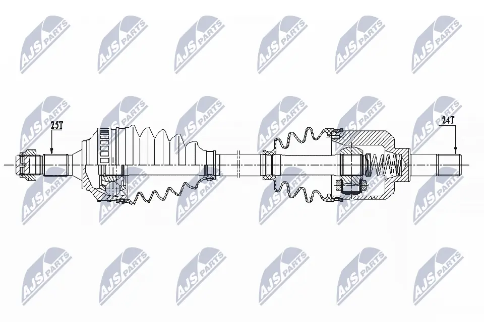 NTY Albero motore/Semiasse NPW-CT-075