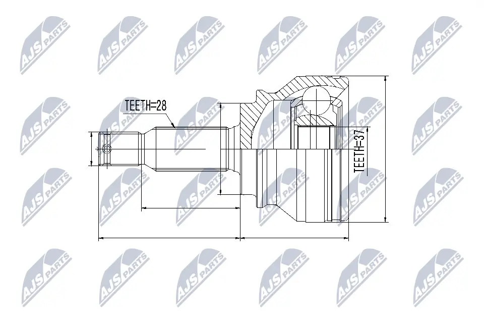 NTY 조인트 세트, 구동축 NPZ-MS-061