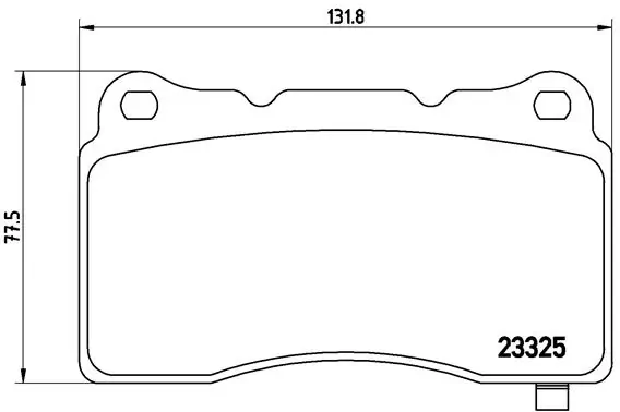 BREMBO Set Pad Brek, Brek Piring P 59 079