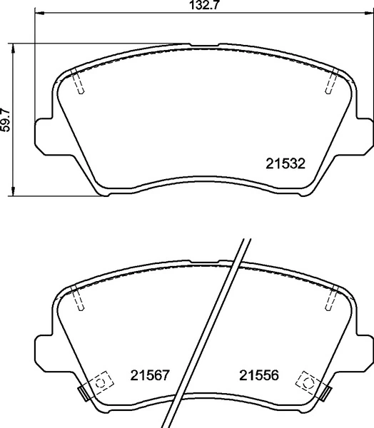 BREMBO Fren balata seti, diskli fren P 30 123