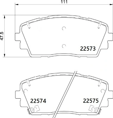 BREMBO Kit pastiglie freno, Freno a disco P 30 115