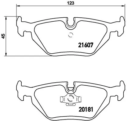 BREMBO Brake Pad Set, disc brake P 06 013