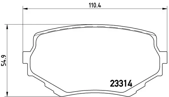 BREMBO 刹车片 P 79 009