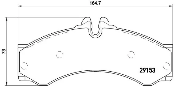 BREMBO Kit de plaquettes de frein, frein à disque P 50 028
