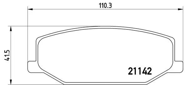 BREMBO Kit pastiglie freno, Freno a disco P 79 001