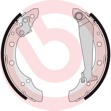 BREMBO Kit ganasce freno S 85 511