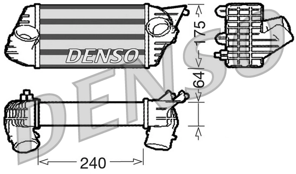 DENSO 인터쿨러 DIT09120