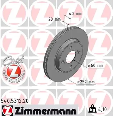 ZIMMERMANN Cincin rem 540.5312.20