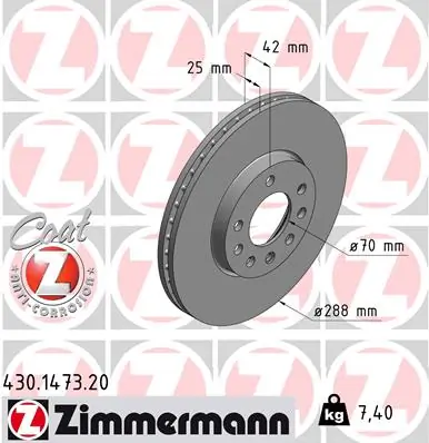 ZIMMERMANN Cincin rem 430.1473.20