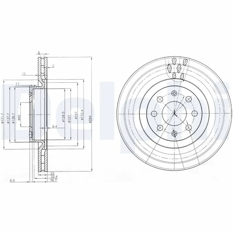 DELPHI Fren diski BG3944