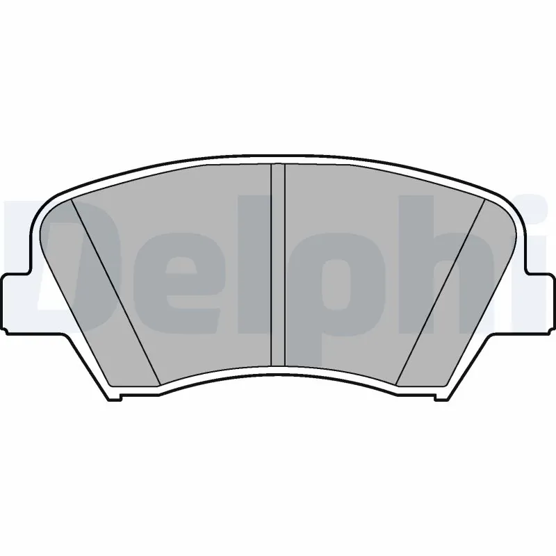 DELPHI Set Pad Brek, Brek Piring LP2293