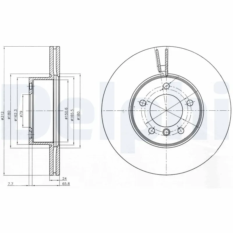 DELPHI Fren diski BG4172C