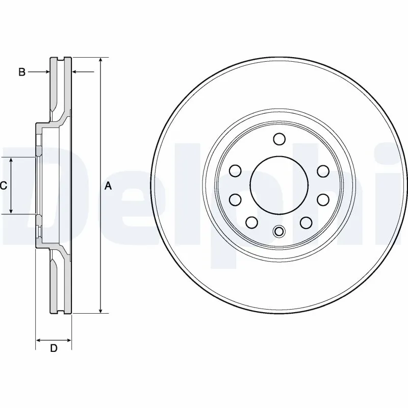 DELPHI Cakera Brek BG3770C
