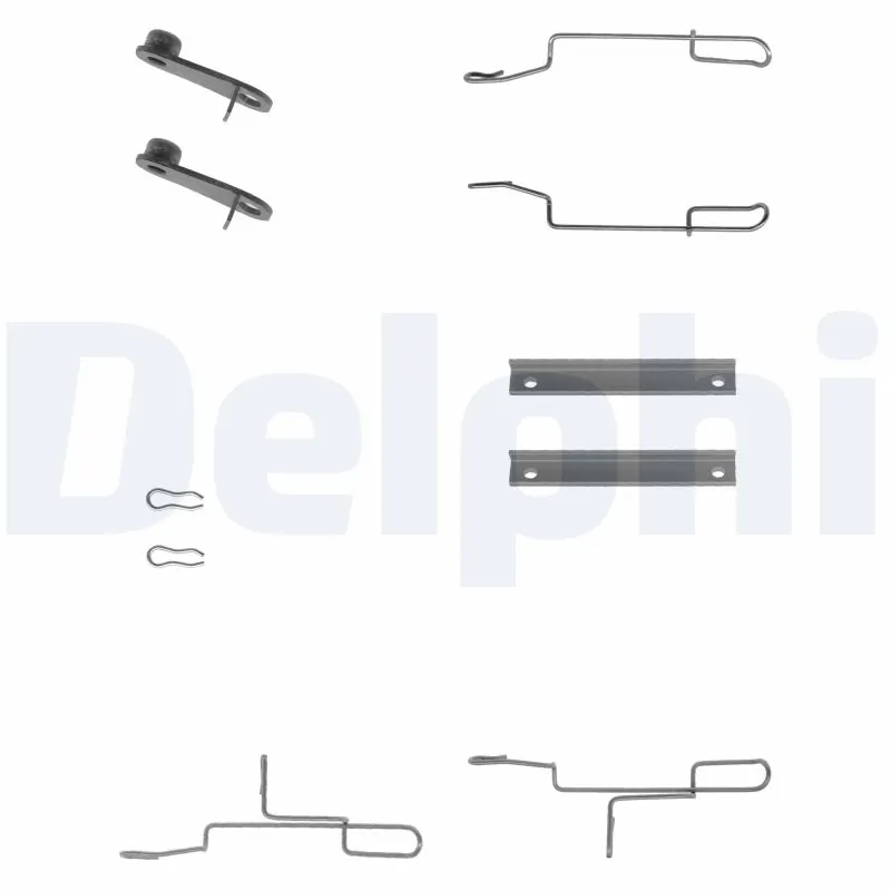 DELPHI Kit accessori, Pastiglia freno LX0168