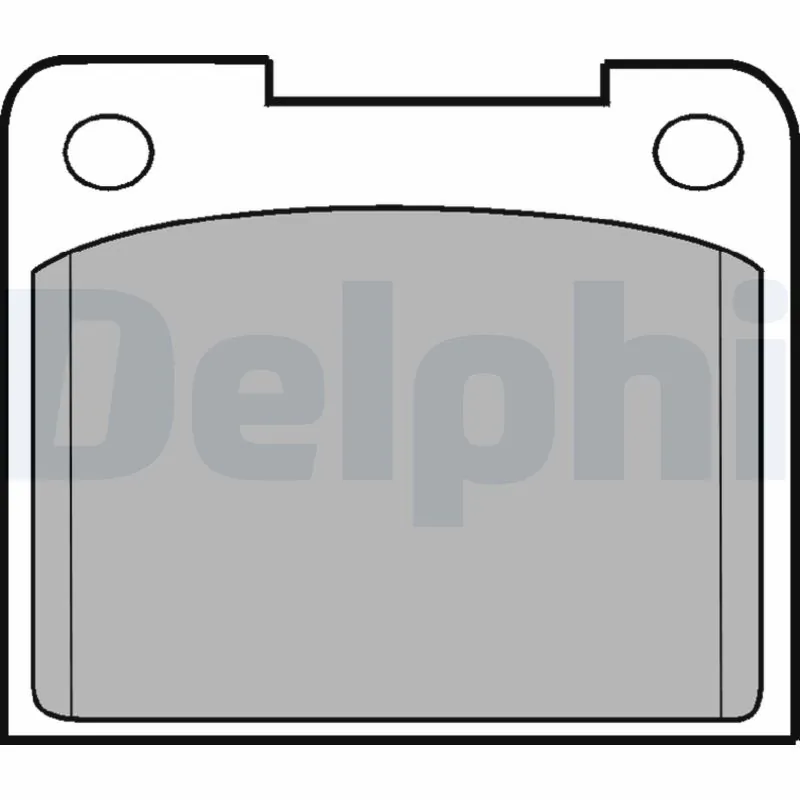 DELPHI Set bantalan rem, rem cakram LP15
