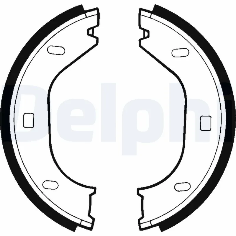 DELPHI Kit ganasce, Freno stazionamento LS1370
