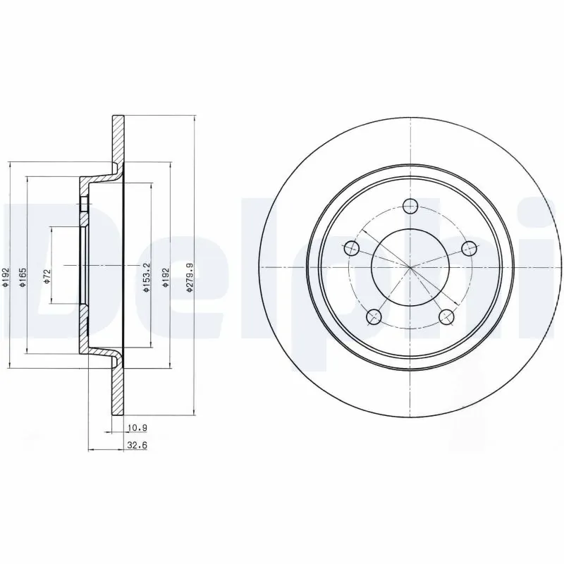 DELPHI Fren diski BG3930