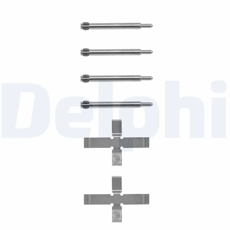 DELPHI ערכת אביזרים, רפידות דיסק הבלם LX0039