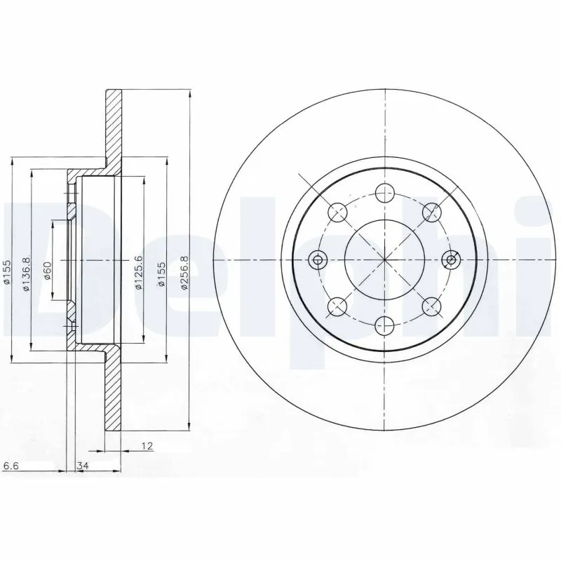 DELPHI Fren diski BG4155