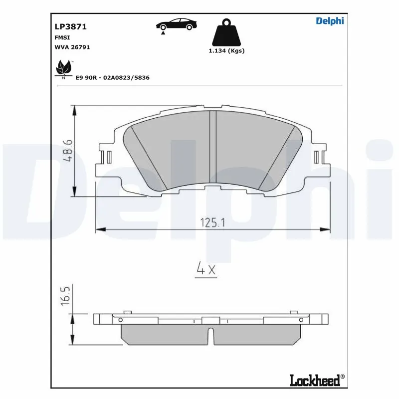 DELPHI LP3871