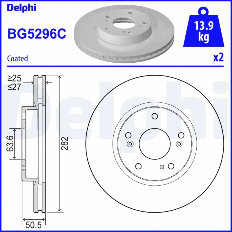 DELPHI Cincin rem BG5296C