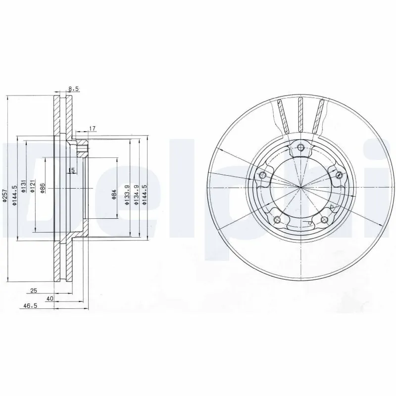 DELPHI Cincin rem BG2423