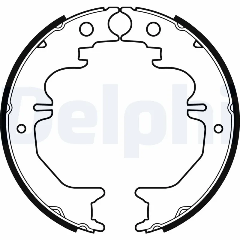 DELPHI 브레이크 슈 어셈블리, 주차 브레이크 LS2053