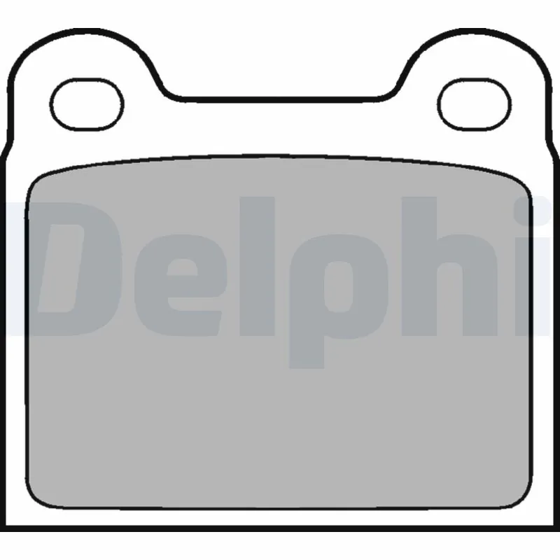 DELPHI ערכת רפידות בלם, בלמי דיסק LP18