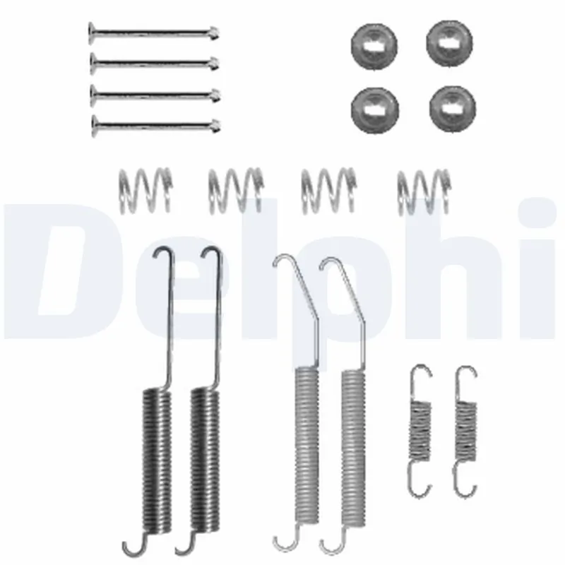 DELPHI Kit de acessórios, maxilas do travão LY1334