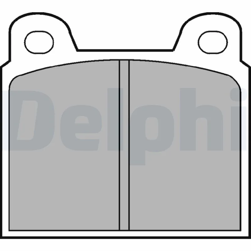 DELPHI 브레이크 패드 세트, 디스크 브레이크 LP20