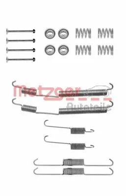 METZGER Kit de acessórios, maxilas do travão 105-0753