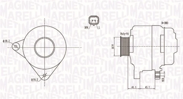 MAGNETI MARELLI אלטרנטור 063732008010